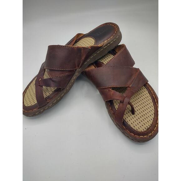 BORN SORJA II sandals brown womans 8 $89 - Picture 3 of 9